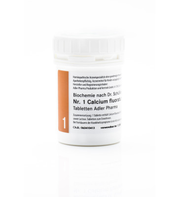 Schüssler Adler Calcium Fluoride Nr 1 D12 Tabletten 500g