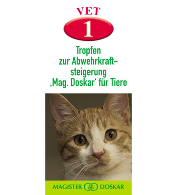 Doskar VET 1 Tropfen zur Abwehrkraftsteigerung für Tiere 50ml