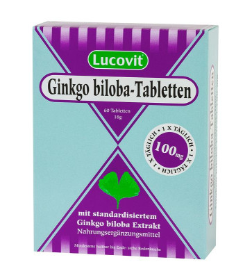 Lucovit Ginkgo Biloba 100mg Tabletten 60St