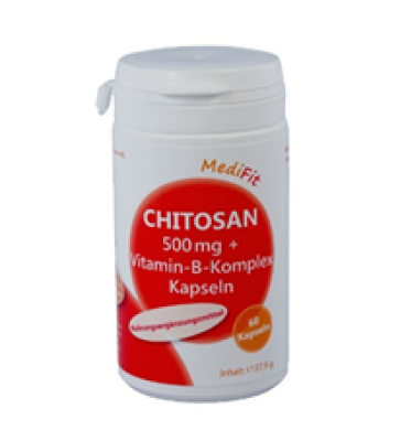 Chitosan 500 mg + Vitamin-B-Komplex Kapseln