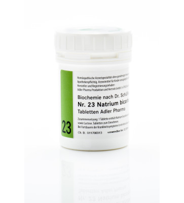 Schüssler Adler Natrium Bicarbonicum Nr 23 D12 Tabletten 250g