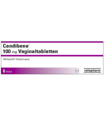 Candibene Vaginal Tabletten 100mg, 6St.