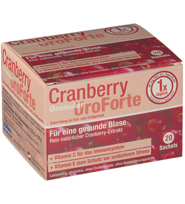 Biogelat Cranberry UroForte Granulat 20St