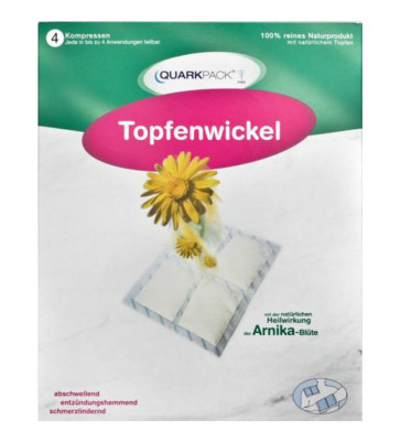 Quarkpack Topfenwickel + Arnika 4St