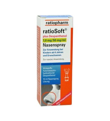 Ratiosoft Nasenspray + Dexpanthenol 1,0mg/50mg/ml 10ml